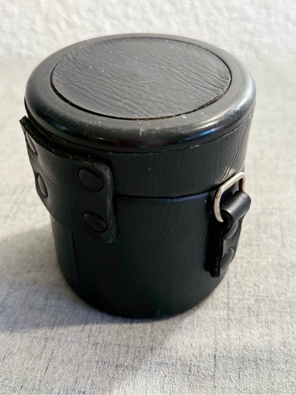 Vintage J.C. Penney Multi-Coated 28mm or 50mm Prime Lens Leatherette Case.